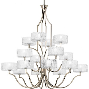 Caress - Chandeliers Light - 16 Light in Luxe and New Traditional style - 47 Inches wide by 46.19 Inches high