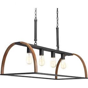 Trestle - Chandeliers Light - 4 Light in Farmhouse style - 15 Inches wide by 20.38 Inches high