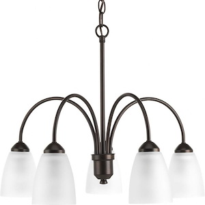 Gather - Chandeliers Light - 5 Light in Transitional and Traditional style - 23 Inches wide by 17.5 Inches high