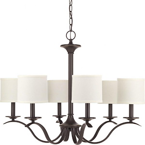 Inspire - Chandeliers Light - 6 Light in Transitional and Traditional style - 30 Inches wide by 22 Inches high