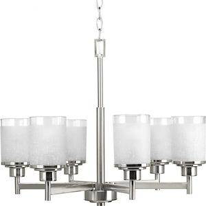 Alexa - Chandeliers Light - 6 Light in Modern style - 25 Inches wide by 19.75 Inches high