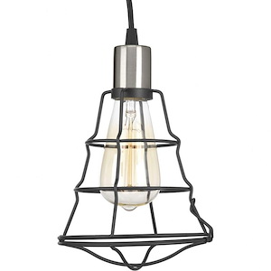 Gauge - Pendants Light - 1 Light in Farmhouse style - 6.13 Inches wide by 9.5 Inches high