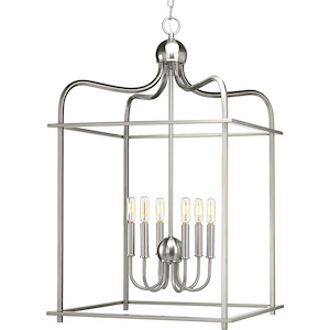 Assembly Hall - Pendants Light - 6 Light in Coastal style - 20 Inches wide by 32.75 Inches high - 614904