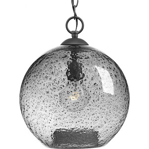 Malbec - Pendants Light - 1 Light - Globe Shade in Bohemian and Coastal style - 11.75 Inches wide by 14 Inches high