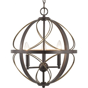 Brandywine - Pendants Light - 3 Light in Farmhouse style - 16 Inches wide by 19.75 Inches high