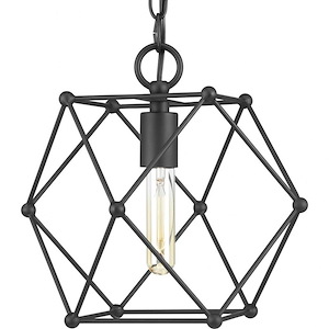 Spatial - Pendants Light - 1 Light in Bohemian and Modern style - 12 Inches wide by 11.25 Inches high - 687708