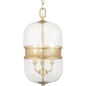 Cayce - Pendants Light - 3 Light - Globe Shade in Bohemian and Luxe and Mid-Century Modern style - 9 Inches wide by 18.25 Inches high