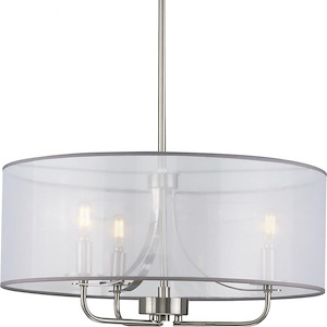Riley - Pendants Light - 3 Light - Drum Shade in New Traditional and Transitional style - 21 Inches wide by 11 Inches high - 930219