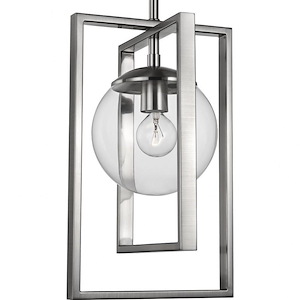 Atwell - Pendants Light - 1 Light - Globe Shade in Luxe and Mid-Century Modern style - 8.25 Inches wide by 13.12 Inches high