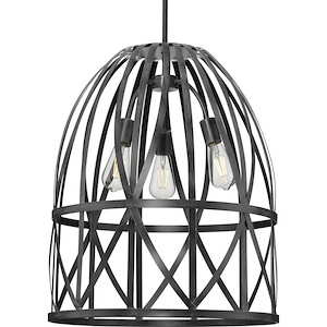 Chastain - 3 Light Pendant In Farmhouse Style-25.25 Inches Tall and 20.87 Inches Wide - 1265545