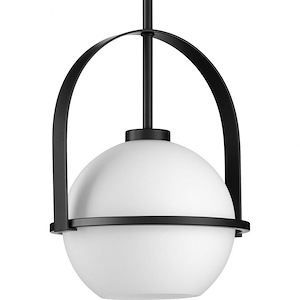 Delayne - 1 Light Pendant In Mid-Century Modern Style-12.37 Inches Tall and 9.37 Inches Wide