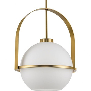 Delayne - 1 Light Pendant In Mid-Century Modern Style-21.62 Inches Tall and 16.12 Inches Wide - 1100829