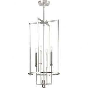 Elara - 4 Light Foyer In New Traditional Style-31.37 Inches Tall and 15 Inches Wide
