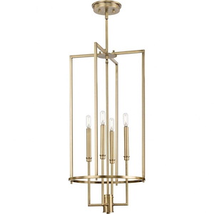 Elara - 4 Light Foyer In New Traditional Style-31.37 Inches Tall and 15 Inches Wide - 1100832