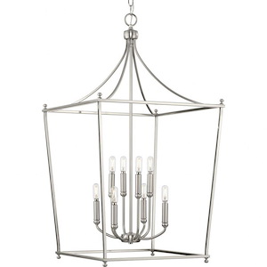 Parkhurst - 8 Light Foyer In New Traditional Style-36 Inches Tall and 20 Inches Wide