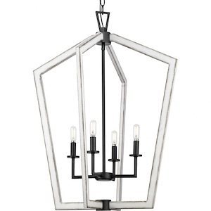 Galloway - 4 Light Foyer In Modern Farmhouse Style-30.87 Inches Tall and 24 Inches Wide - 1157856