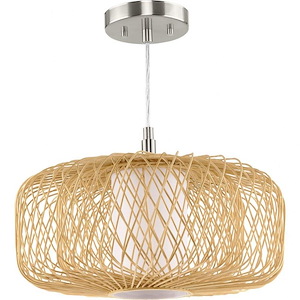 Cordova - 1 Light Medium Pendant In Modern Style-10 Inches Tall and 16 Inches Wide