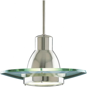 Glass Pendants - Pendants Light - 1 Light in Transitional and Traditional style - 12.25 Inches wide by 7.13 Inches high - 6968