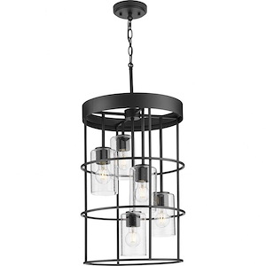 Burgess - 5 Light Foyer In Modern Style-23.62 Inches Tall and 15.5 Inches Wide