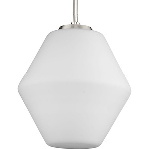 Copeland - 1 Light Pendant In Mid-Century Modern Style-11.5 Inches Tall and 10 Inches Wide
