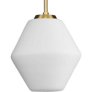 Copeland - 1 Light Pendant In Mid-Century Modern Style-11.5 Inches Tall and 10 Inches Wide - 1284102
