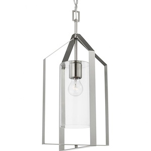 Vertex - 1 Light Foyer In Contemporary Style-22.5 Inches Tall and 12 Inches Wide