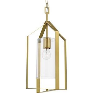 Vertex - 1 Light Foyer In Contemporary Style-22.5 Inches Tall and 12 Inches Wide
