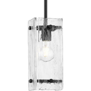 Rivera - 1 Light Pendant In Modern Style-10.5 Inches Tall and 4.75 Inches Wide