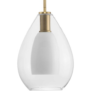 Carillon - 1 Light Pendant In Contemporary Style-14.25 Inches Tall and 9.87 Inches Wide