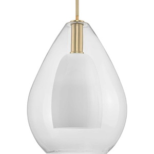 Carillon - 1 Light Pendant In Contemporary Style-20.75 Inches Tall and 15 Inches Wide - 1325203