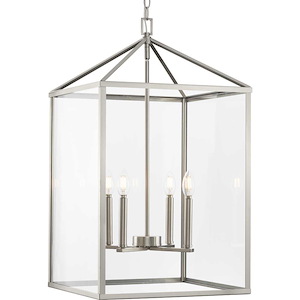 Hillcrest - 4 Light Foyer In Modern Style-29.75 Inches Tall and 17 Inches Wide - 1325217