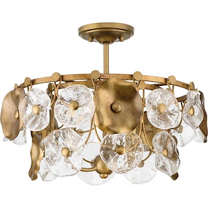 Loretta - 3 Light Pendant In Modern Style-13.5 Inches Tall and 18 Inches Wide - 1325218