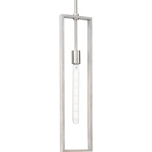Boundary - 1 Light Pendant In Modern Style-24.37 Inches Tall and 6 Inches Wide