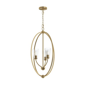 Jheni - 3 Light Glass Foyer-31 Inch Tall and 18 Inch Wide - 1428514