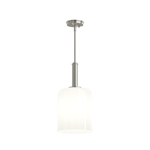 Reines - 1 Light Opal Pendant-18 Inch Tall and 9 Inch Wide - 1428518