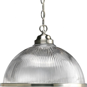 Prismatic Glass - Pendants Light - 1 Light in Traditional style - 15.25 Inches wide by 11.5 Inches high