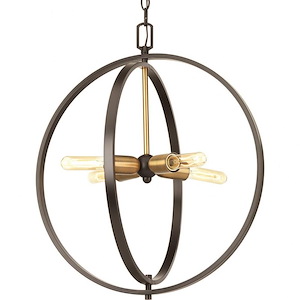 Swing - Pendants Light - 4 Light in Bohemian and Farmhouse style - 20 Inches wide by 23.25 Inches high