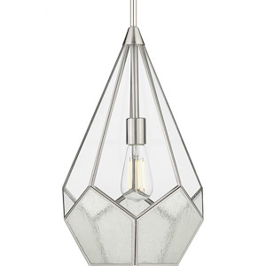Cinq - Pendants Light - 1 Light in Bohemian and Farmhouse style - 12 Inches wide by 18.5 Inches high - 614898