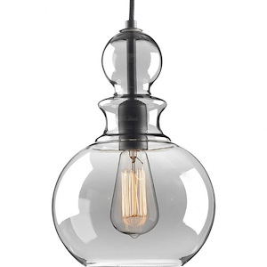 Staunton - Pendants Light - 1 Light in Bohemian and Coastal style - 8.5 Inches wide by 12.75 Inches high