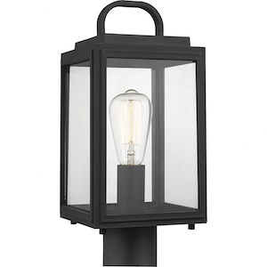 Grandbury - 1 Light Outdoor Post Lantern In Transitional Style made with Durashield for Coastal Environments