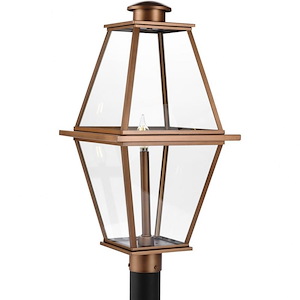 Bradshaw - 1 Light Outdoor Post Lantern In Traditional Style-25.25 Inches Tall and 12.75 Inches Wide - 1302292