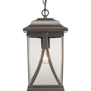 Abbott - Outdoor Light - 1 Light - Square Shade in Modern Craftsman and Transitional style - 8.25 Inches wide by 15.25 Inches high