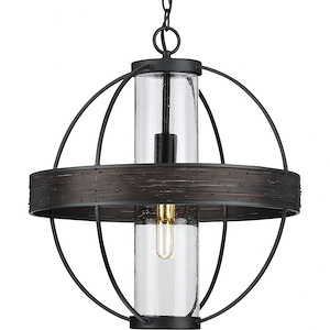Terrace - 1 Light Outdoor Hanging Lantern In Global Style-20.5 Inches Tall and 17.87 Inches Wide