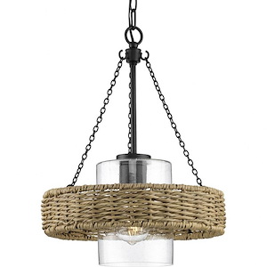 Pembroke - 1 Light Outdoor Pendant In Coastal Style-18.5 Inches Tall and 14 Inches Wide