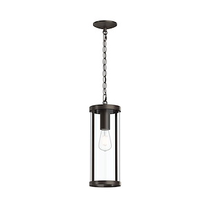 Kagen - 1 Light Outdoor Pendant-18 Inch Tall and 6.5 Inch Wide - 1428523