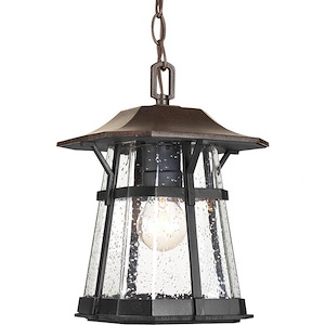 Derby - 12.375 Inch Height - Outdoor Light - 1 Light - Line Voltage - Damp Rated