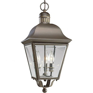 Andover - Outdoor Light - 3 Light in Coastal style - 9.5 Inches wide by 19.5 Inches high