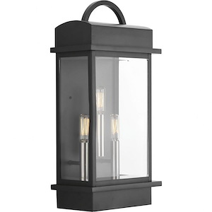 Santee - Outdoor Light - 3 Light in Farmhouse style - 9.5 Inches wide by 19.63 Inches high