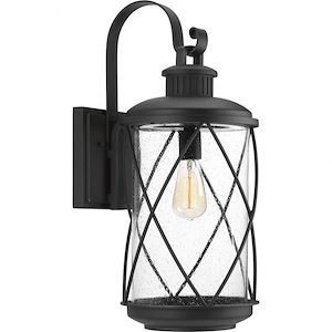 Hollingsworth - Outdoor Light - 1 Light in Farmhouse style - 10 Inches wide by 24 Inches high