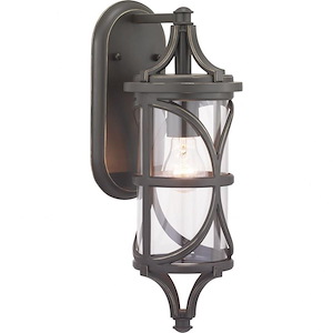 Morrison - Outdoor Light - 1 Light - Cylinder Shade in Modern style - 6.13 Inches wide by 17.25 Inches high